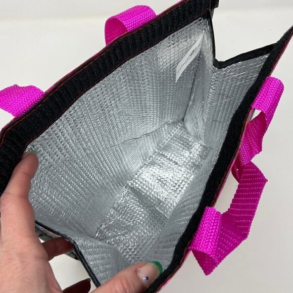 NATURAL LIFE | Colorful Stripes and Florals Insulated Lunch Bag - Picture 7 of 10